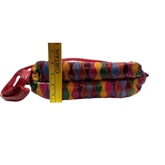VINTAGE 80's Sharif Rainbow Crossbody Bag - Picture 13 of 13